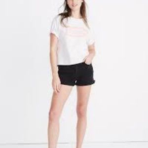 madwell high-rise denim shorts lunar wash